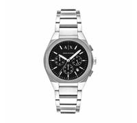 Armani Exchange Orologio da uomo, Movimento cronografo al quarzo e cassa da 42 mm con cinturino in Acciaio inossidabile