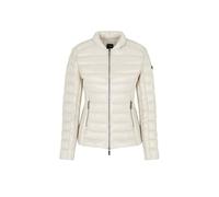 Armani Exchange Padded Side Logo Patch Adjustable Collar Chaqueta, Rave Rock, L Mujeres