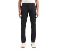Armani Exchange Pantalón Deportivo de Sarga Ultra elástico para Hombre, Negro, 34