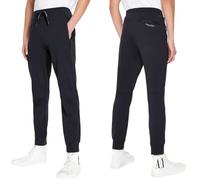 Armani Exchange Drawstring Jogger with Zip Pockets Pantalones Casuales, Azul Marino, XL para Hombre