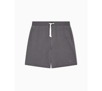 Armani Exchange Pantalones Cortos Cozy para Hombre, Corte Holgado, con Logotipo, Dark Gull Gray, XL