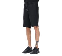Armani Exchange Pantalones cortos para hombre, cierre de cordón, logotipo de monograma en la espalda, bermudas, negro, XL, Negro, XL