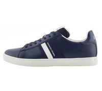 Armani Exchange Paris Double Line, Zapatillas Hombre, Azul Marino y Blanco, 41 EU