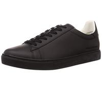 Armani Exchange Paris Embossed Side Logo, Zapatillas para Hombre, Negro (Black+Black Rtl), 39.5 EU