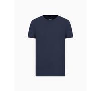 Armani Exchange Pima Small Logo Camiseta para Hombre, Azul (Navy 1510), S