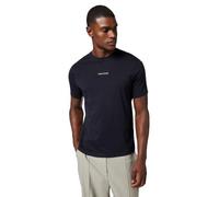 Armani Exchange Plain Front Logo Patch Camiseta, Azul Oscuro, L Hombres