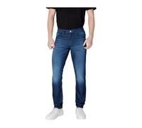 Armani Exchange - Plain Worn Out Effect Jeans - Jeans - Hombre - Azul - W34 L32 -