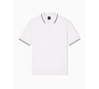 Armani Exchange Polo de Manga Corta para Hombre con Logotipo de Tres Botones, Wind Chime, XL