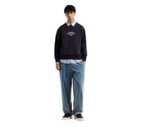 Armani Exchange Pullover Sweatshirt with Bold Logo Sudadera, Azul Oscuro, XL para Hombre