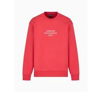 Armani Exchange Pullover Sweatshirt with Bold Logo Sudadera, Beige 11, S para Hombre