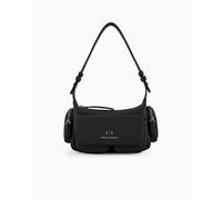 Armani Exchange A|X Bolso de Hombro, Negro, M, Black, M, Bolsa de Hombro