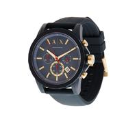 ARMANI EXCHANGE Reloj analógico azul noche / dorado / rojo fuego / blanco One Size azul noche / dorado / rojo fuego / blanco