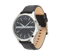 ARMANI EXCHANGE Reloj analógico negro / plata One Size negro / plata