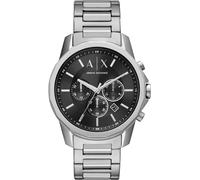 ARMANI EXCHANGE Reloj analógico negro / plata One Size negro / plata