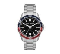 Armani Exchange Reloj Analógico para Hombre de Cuarzo con Correa en Acero Inoxidable AX1955, Tono plateado y negro