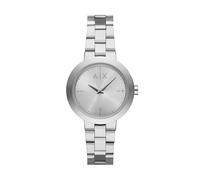 Armani Exchange Orologio da Donna, Movimento al quarzo a Due lancette e cassa da 36 mm con cinturino in Acciaio o Pelle