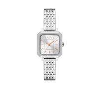ARMANI EXCHANGE Reloj analógico bronce / plata / blanco One Size bronce / plata / blanco