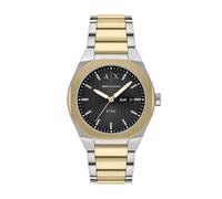 Armani Exchange Reloj de Acero Inoxidable Bicolor de 42 mm para Hombre, AX4298