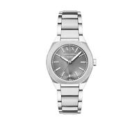 Armani Exchange Reloj de Acero Inoxidable Tono Plateado de 36 mm para Mujer, AX6030