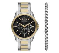 Armani Exchange Reloj Análogico-Digital para Hombres de Automático con Correa en Poliéster AX7148SET