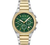 Armani Exchange Reloj para Hombre, Movimiento cronógrafo de Cuarzo y Caja de 42 mm con Correa de Acero Inoxidable