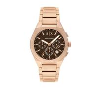 Armani Exchange Reloj para Hombre, Movimiento cronógrafo de Cuarzo y Caja de 42 mm con Correa de Acero Inoxidable