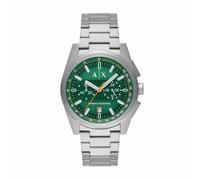 Armani Exchange Reloj para Hombre, Movimiento cronógrafo de Cuarzo y Caja de 42 mm con Correa de Acero Inoxidable