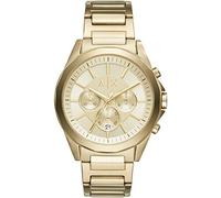 Armani Exchange Reloj tono oro para hombre, movimiento cronógrafo cuarzo y caja 44mm con correa acero inoxidable, Tono Oro