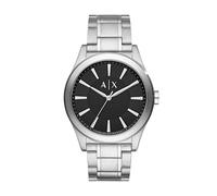 Armani Exchange Relojes para Hombre, Movimiento Fecha trifunción de Cuarzo y Caja de 44 mm con Correa de Acero