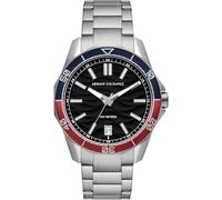 Armani Exchange Reloj Analógico para Hombre de Cuarzo con Correa en Acero Inoxidable AX1955, Tono plateado y negro