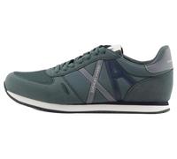 Armani Exchange Rio, Essential, Side Logo, Zapatillas Hombre, Green Night Sky, 39 EU