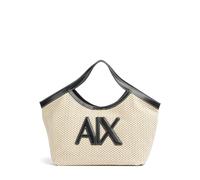 Armani Exchange Sandy Bolsa shopping natural/negro, fibra sintética, mujer