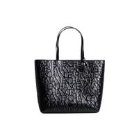 Armani Exchange Schultertasche Mit Griffen, Bolsos para Mujer, Negro (Black), Talla única