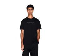Armani Exchange Short Sleeve Front Milano-New York Logo Lettering Camiseta Hombre (Pack de 1)