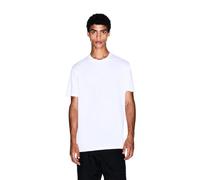 Armani Exchange - Camiseta de Corte Regular con Logo - Tops - Hombre - Blanco - M -