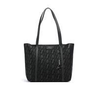 Armani Exchange Silvye Bolsa shopping negro, imitación de cuero, mujer