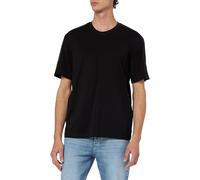 Armani Exchange Small Logo Embroidered Regular Fit tee Camiseta, Negro, L para Hombre