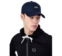 Armani Exchange Small Logo Hat Gorra de béisbol, Hombre, Marino, Talla única