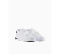 Armani Exchange - Sneakers Con Lacci M0028 Optical White+black art.XM000140 M0028 OPTICAL WHITE+BLACK 40