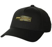 Armani Exchange Sombrero Bordado Dorado, Negro, Talla única