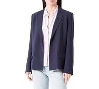 Armani Exchange Sostenible, Estilo clásico, Parche con Logotipo Interno Blazer, Morado, L para Mujer