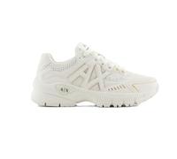 Armani Exchange - Speed, Zapatillas MUJER, OFF WHITE+SILVER,