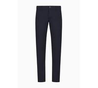Armani Exchange Straight Fit Trousers Pantalones Casuales, Deep Navy, 32 de los Hombres