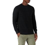 Armani Exchange Substainable, Long Sleeves, Soft Touch, V-Neck Suéter, Negro, S para Hombre