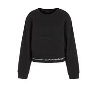 Armani Exchange - Sudadera con capucha a rayas - Knitwear - Mujer - Negro - S -