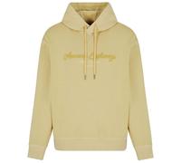 Armani Exchange Sudadera con Capucha para Hombre Urban Heights, Logotipo de Cornely Signature, Pale Hay, XS