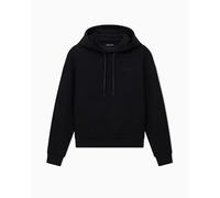 Armani Exchange Essential, Embroidered Logo Signature, Hooded Sudadera con Capucha, Negro, XS para Mujer