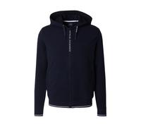 ARMANI EXCHANGE Sudadera con cremallera azul noche / blanco, Talla L