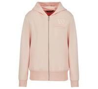 Armani Exchange Sudadera de Nailon con Cremallera y Viscosa, Sunrise, S para Mujer