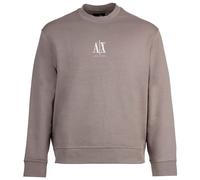 ARMANI EXCHANGE Sudadera marrón claro / blanco M marrón claro / blanco